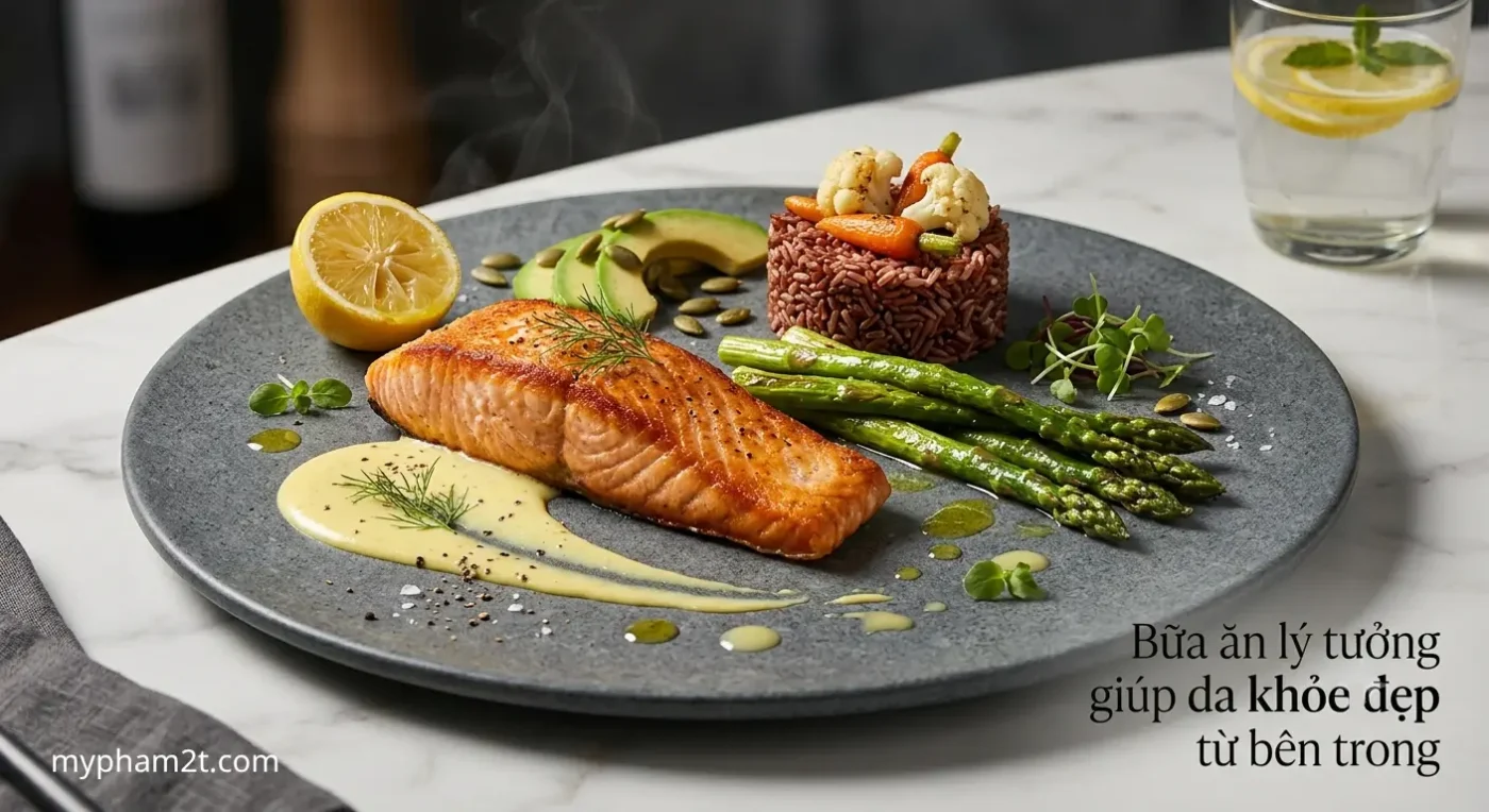 Bữa Ăn Lý Tưởng Giàu Omega3 Và Vitamin Giúp Hỗ Trợ Thực Phẩm Trị Nám Từ Bên Trong