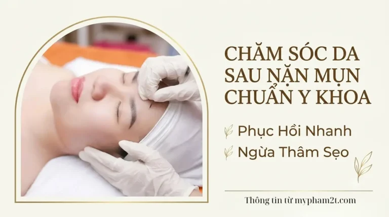 Chăm Sóc Da Sau Nặn Mụn Chuẩn Y Khoa, Phục Hồi Nhanh Và Ngừa Thâm Sẹo