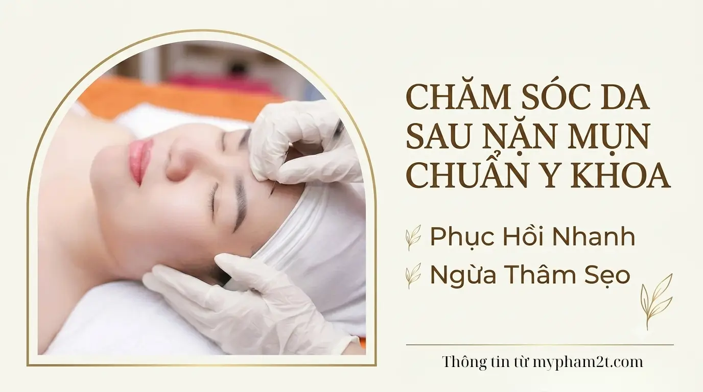 Chăm Sóc Da Sau Nặn Mụn Chuẩn Y Khoa, Phục Hồi Nhanh Và Ngừa Thâm Sẹo