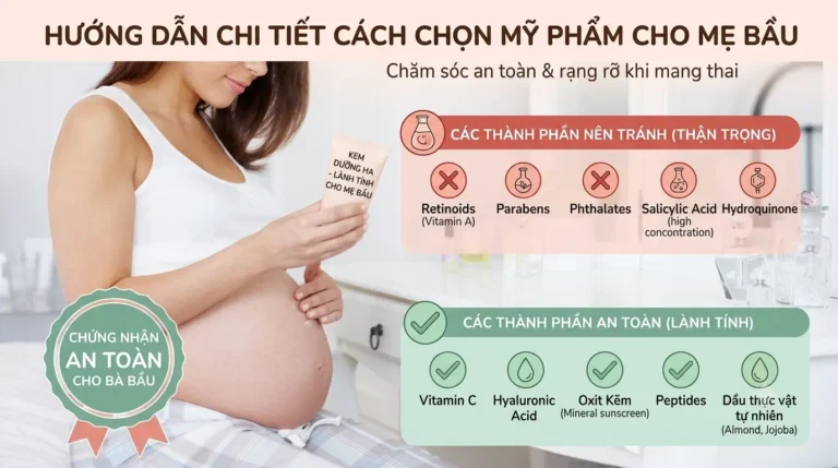 Chọn Mỹ Phẩm Cho Bà Bầu: Hướng Dẫn Chi Tiết Từ Chuyên Gia