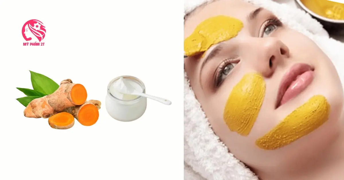 Mặt Nạ Nghệ Và Sữa Chua trị nám