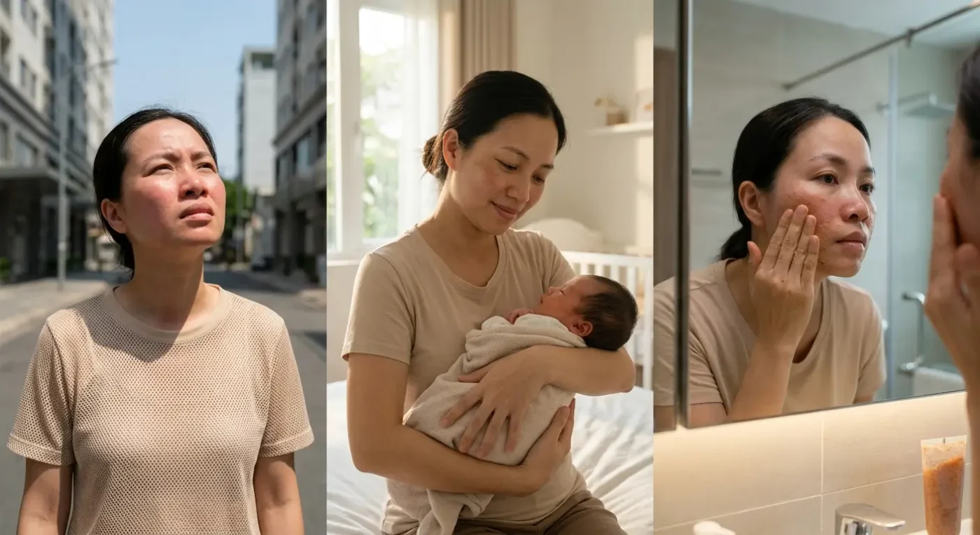 Skincare Cho Da Bị Nám: Chọn Hoạt Chất Và Routine Theo Da 2 Nám Da Nặng Hơn Vì Nắng, Sau Sinh Và Kích Ứng
