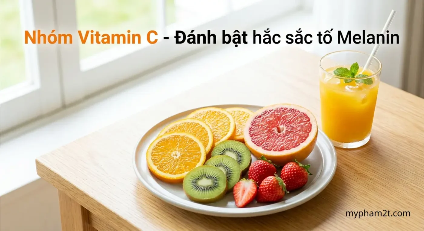 Nhóm Thực Phẩm Giàu Vitamin C Trị Nám – Cam, Bưởi, Kiwi, Dâu Tây