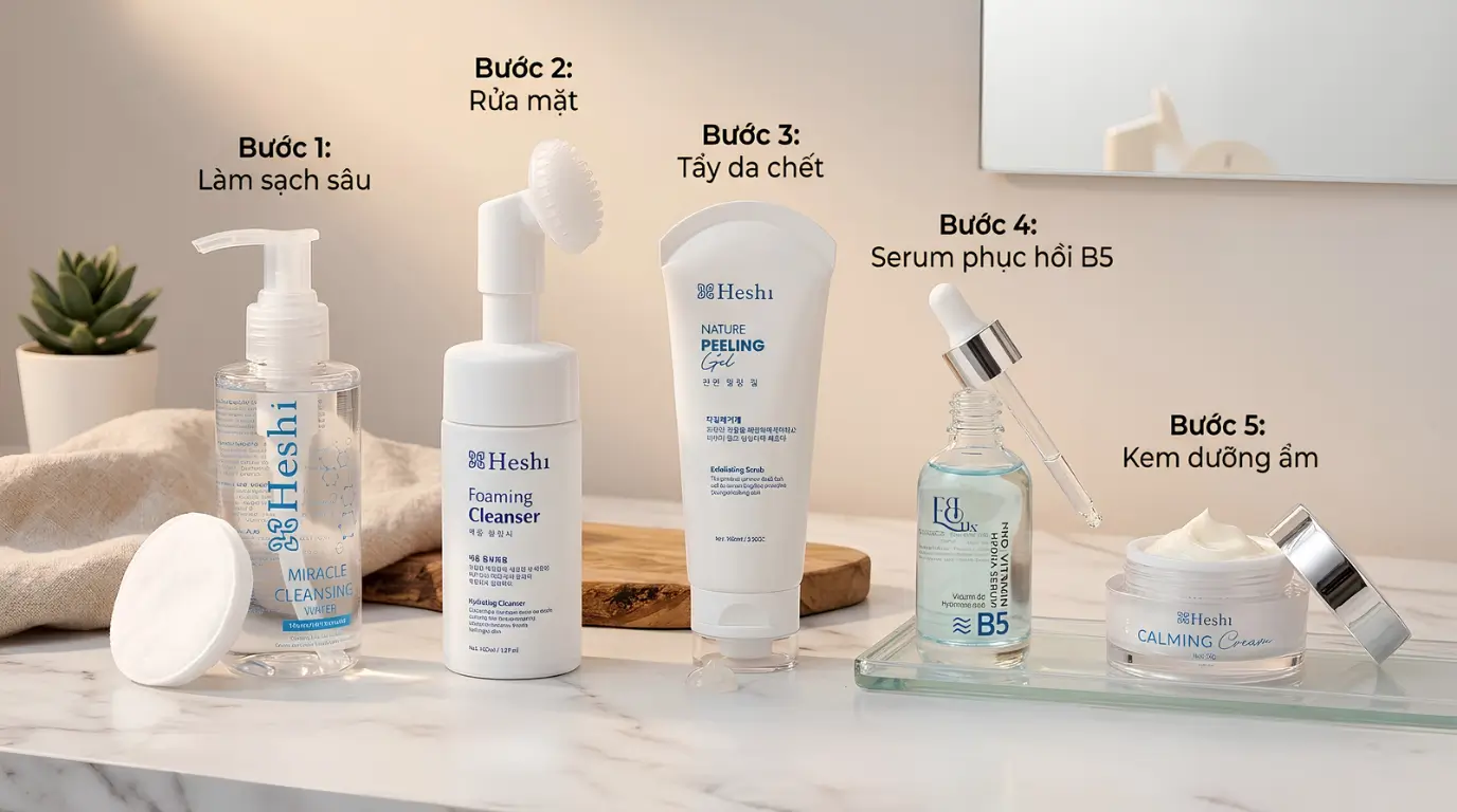 Quy Trình Skincare Chuẩn Các Bước Cơ Bản Cho Làn Da Khỏe 4 Các Bước Quy Trình Skincare Chuẩn Buổi Tối Giúp Làm Sạch Sâu Và Phục Hồi Da