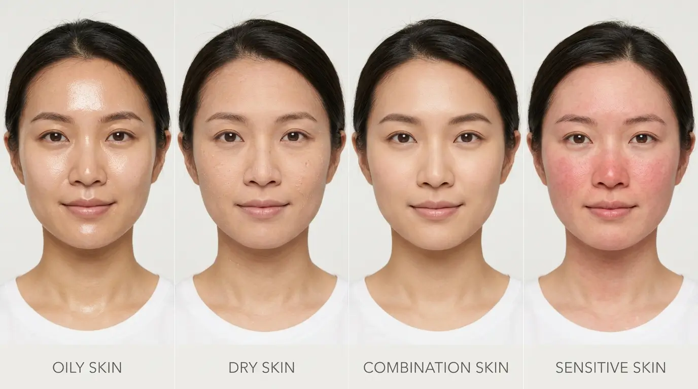 Quy Trình Skincare Chuẩn Các Bước Cơ Bản Cho Làn Da Khỏe 2 Cách Nhận Biết 4 Loại Da Phổ Biến: Da Dầu, Da Khô, Da Hỗn Hợp Và Da Nhạy Cảm