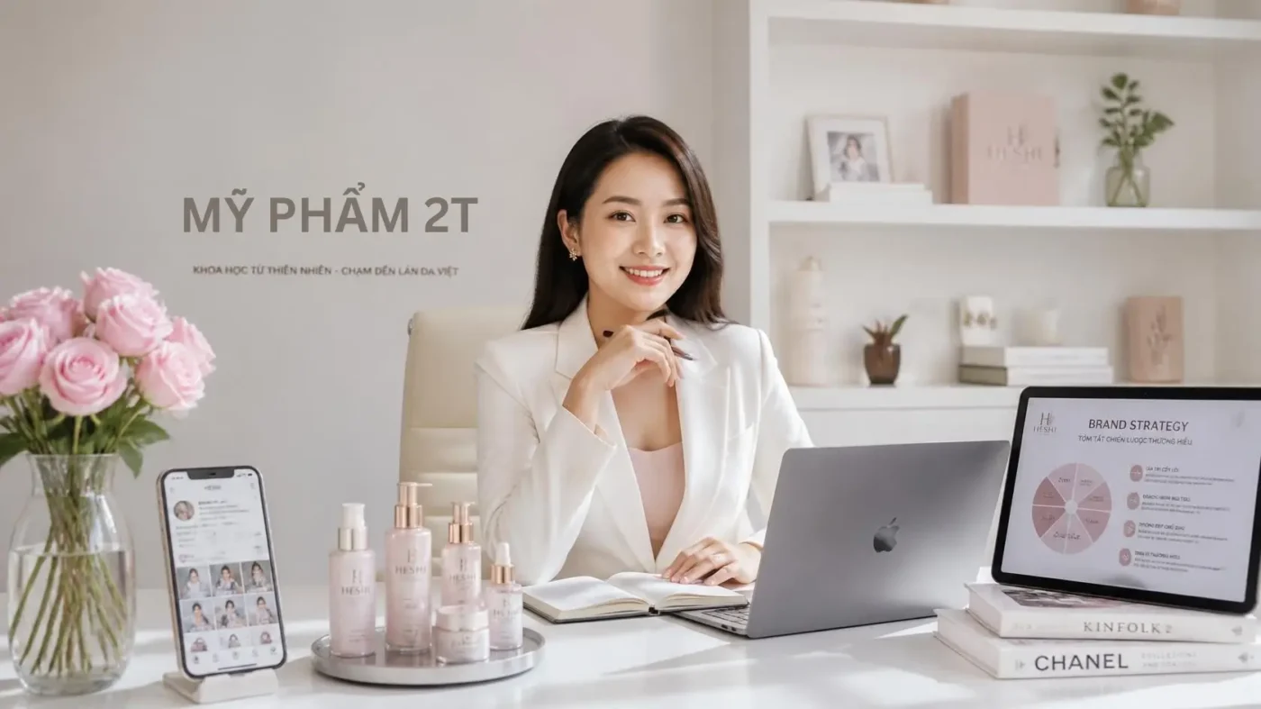 Xây Dựng Thương Hiệu Bắt Đầu Kinh Doanh Mỹ Phẩm 1 Xây Dựng Thương Hiệu Kinh Doanh Mỹ Phẩm Thành Công Cùng Mỹ Phẩm 2T Và Dược Mỹ Phẩm Heshi