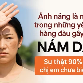 Ánh Nắng Mặt Trời Gây Nám Da