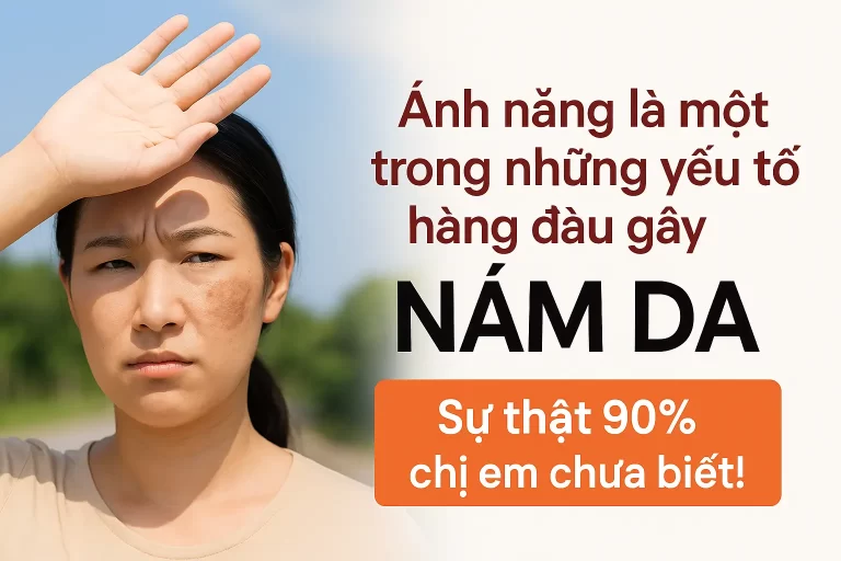 Ánh Nắng Mặt Trời Gây Nám Da, Sự Thật 90% Chị Em Không Biết!