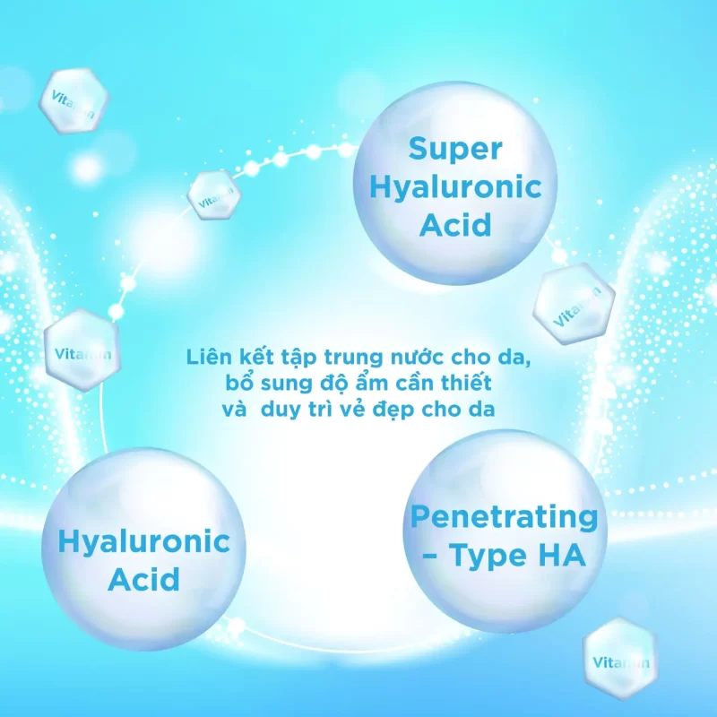 Các loại HA cung cấp ẩm sâu cho da