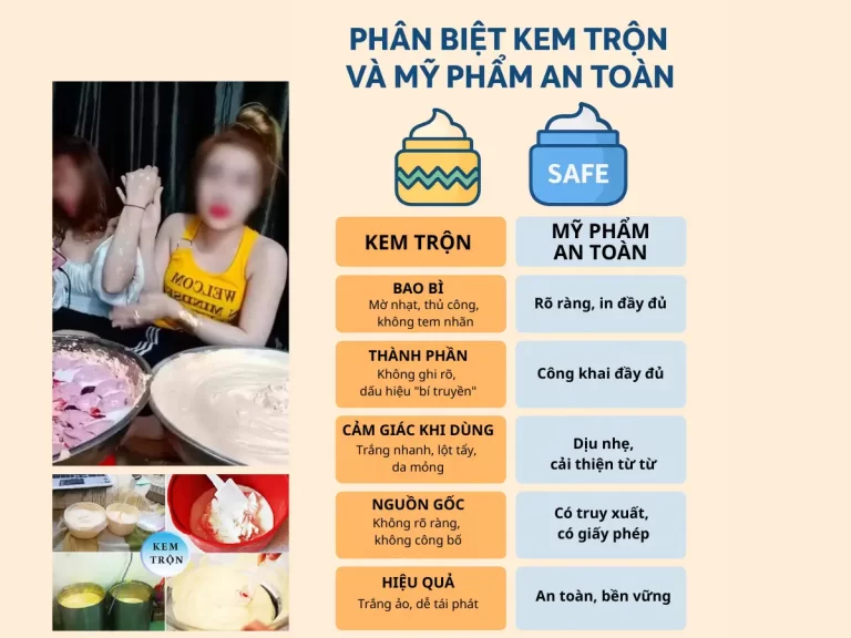 Cách Chọn Mỹ Phẩm An Toàn, 7 Nguyên Tắc Tránh Kem Trộn