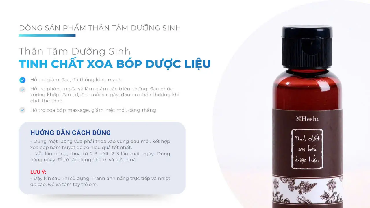tinh dầu dưỡng sinh heshi