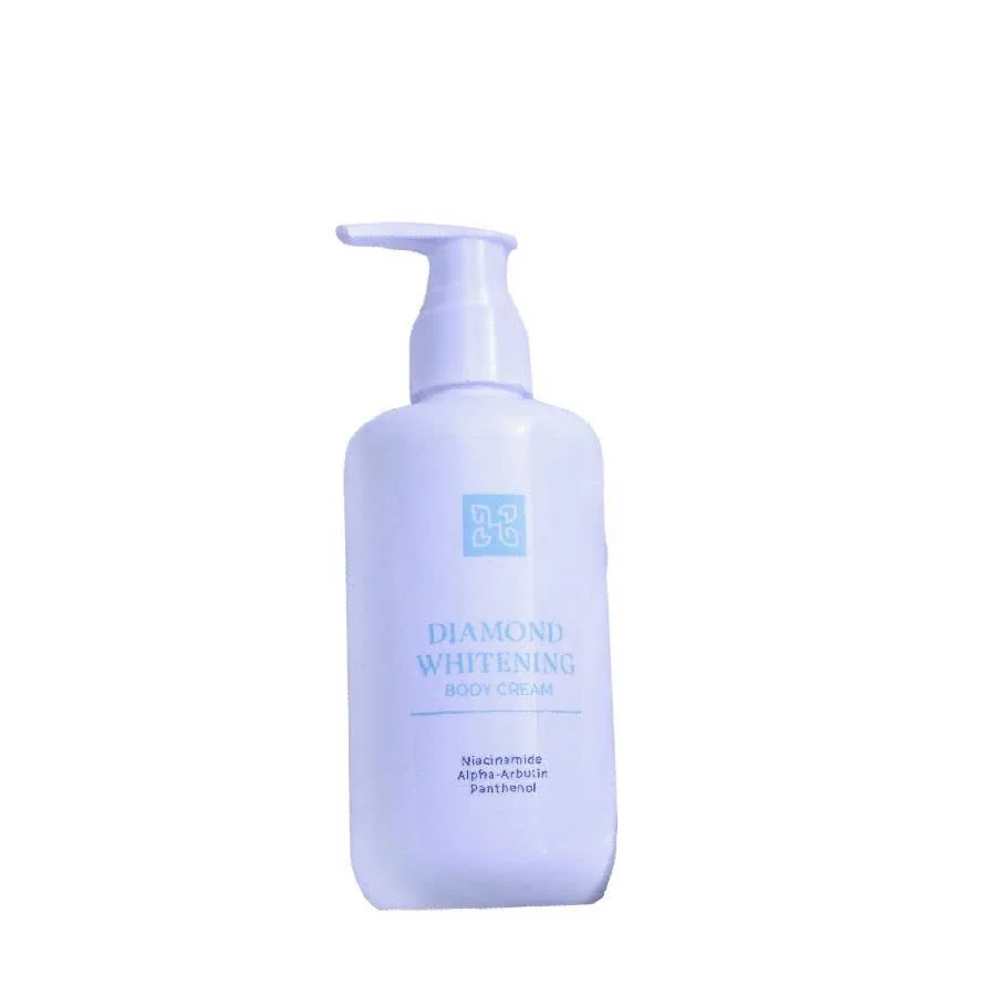 Chai Kem Dưỡng Trắng Da Body Heshi Diamond Whitening Body Cream 250G