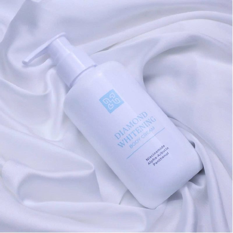 Hình Ảnh Thật Sản Phẩm Heshi Diamond Whitening Body Cream 250G  Dưỡng Trắng, Cấp Ẩm Cho Da
