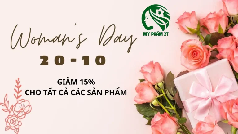 Chương Trình Ưu Đãi 20/10 – Tặng Ngàn Yêu Thương Cho Phái Đẹp