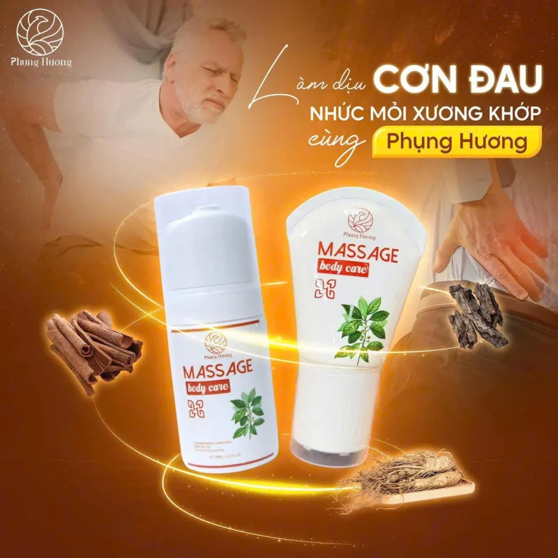 Thanh Lăn Giảm Đau Massage Body Care Phụng Hương