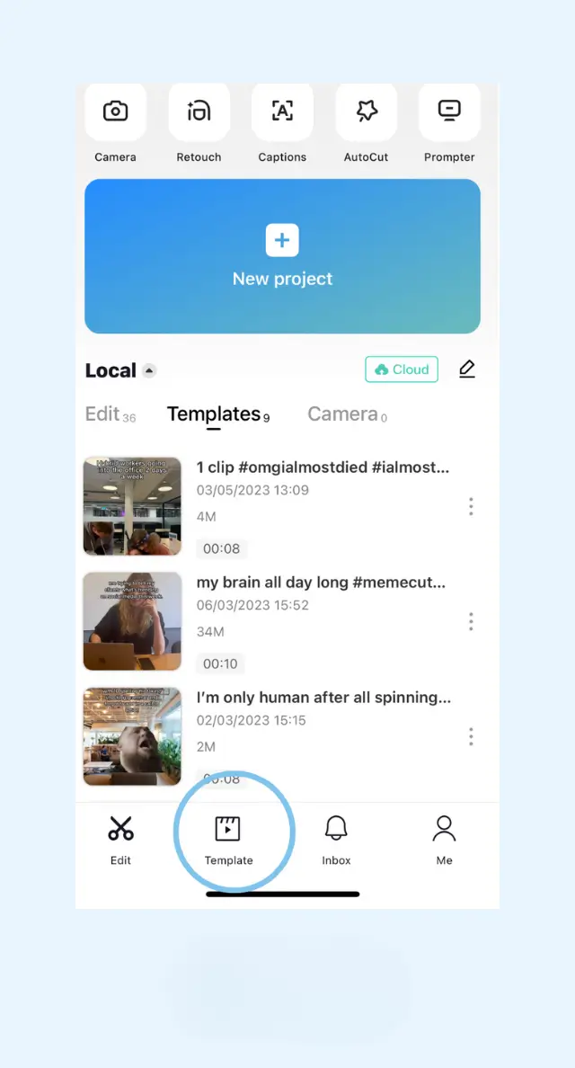Cách làm video đơn giản bằng CapCut theo TEMPLATE
