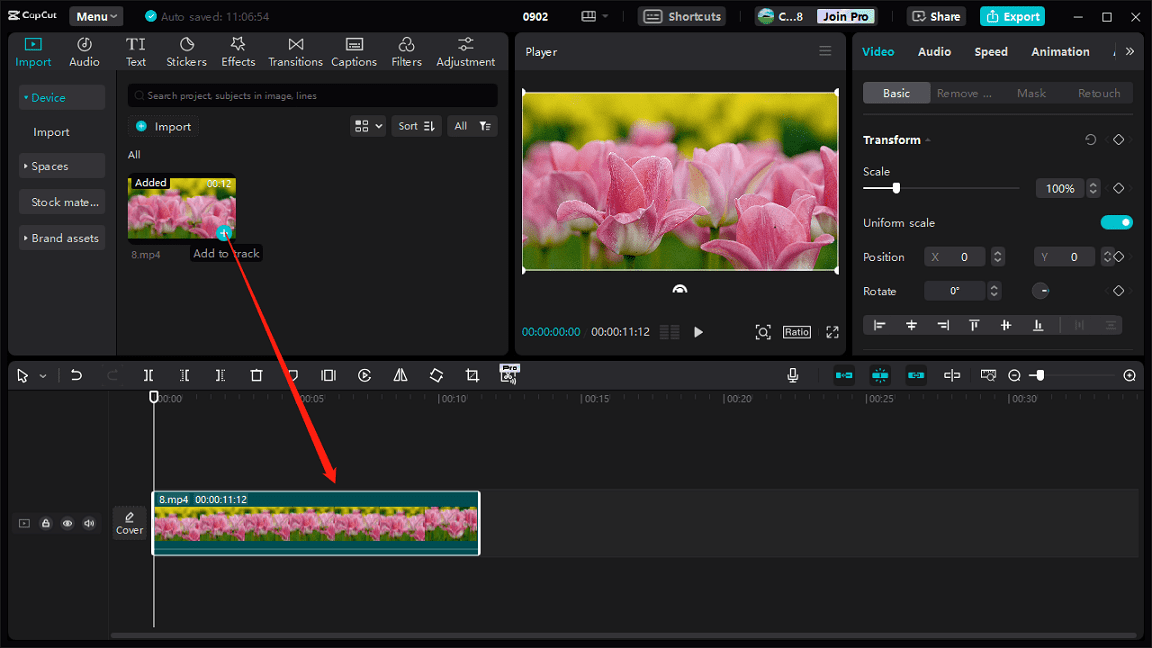 cách làm video đơn giản bằng capcut cho người mới