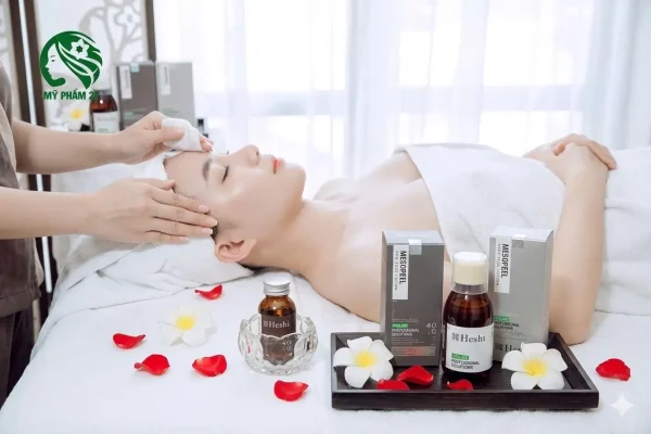 Mỹ phẩm chuyên dùng cho spa dược mỹ phẩm Heshi & Dr Cell uy tín