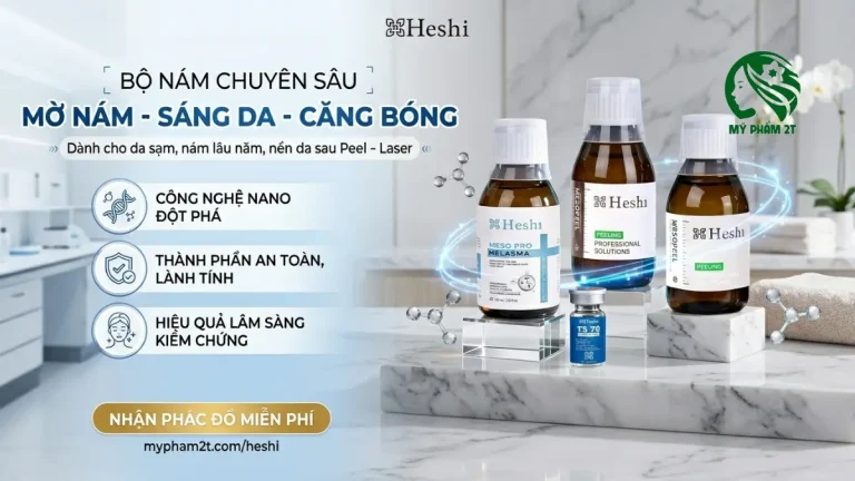 Mỹ Phẩm Đặc Trị Cho Spa – Đánh Giá Dược Mỹ Phẩm Heshi 2026