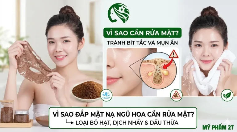 Đắp Mặt Nạ Ngũ Hoa Xong Có Cần Rửa Mặt Không? Giải Đáp