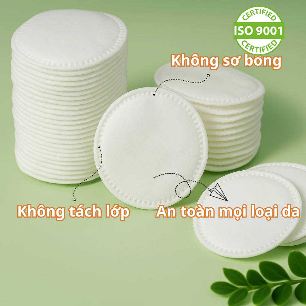 Bông Tẩy Trang Mns 180 Miếng Cotton Tự Nhiên – Mềm Mịn, Không Xơ Bông 2 Bông Tẩy Trang Mns 180 Miếng Cotton Tự Nhiên – Mềm Mịn, Không Xơ Bông Ảnh 2