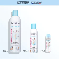 Nước Xịt Khoáng Evoluderm Atomiseur Eau Pure 50Ml Chính Hãng 6 Cac Kich Thuoc Xit Khoang Evoluderm Atomiseur Eau Pure