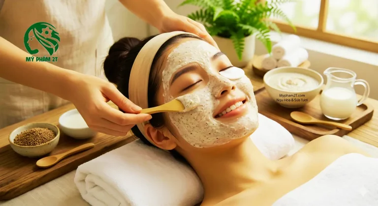 Cách Đắp Mặt Nạ Hạt Ngũ Hoa Với Sữa Tươi Da Sáng Mịn