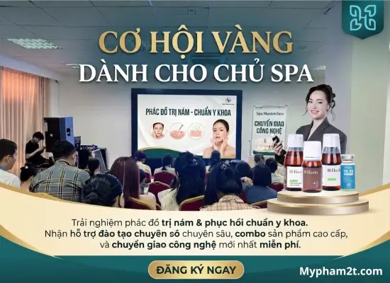 Chuyển giao phác đồ trị nám meso Giám đốc Vũ Thị Trà My - Chuyên gia Heshi