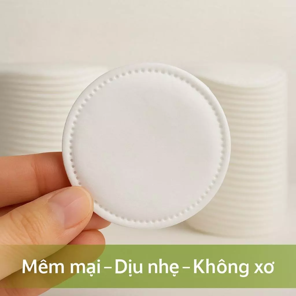 Bông Tẩy Trang Mns 180 Miếng Cotton Tự Nhiên – Mềm Mịn, Không Xơ Bông 3 Bông Tẩy Trang Mns 180 Miếng Cotton Tự Nhiên – Mềm Mịn, Không Xơ Bông Ảnh 3