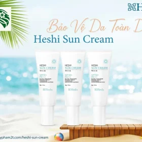 Kem Chống Nắng Sun Cream Heshi Bảo Vệ Da Toàn Diện Spf50 Pa+++