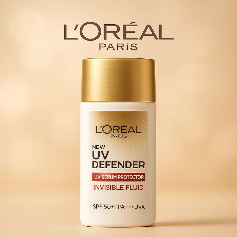 Kem Chống Nắng L'Oreal Paris Uv Defender Invisible Fluid Spf 50+ Pa++++ Uva Chính Hãng.