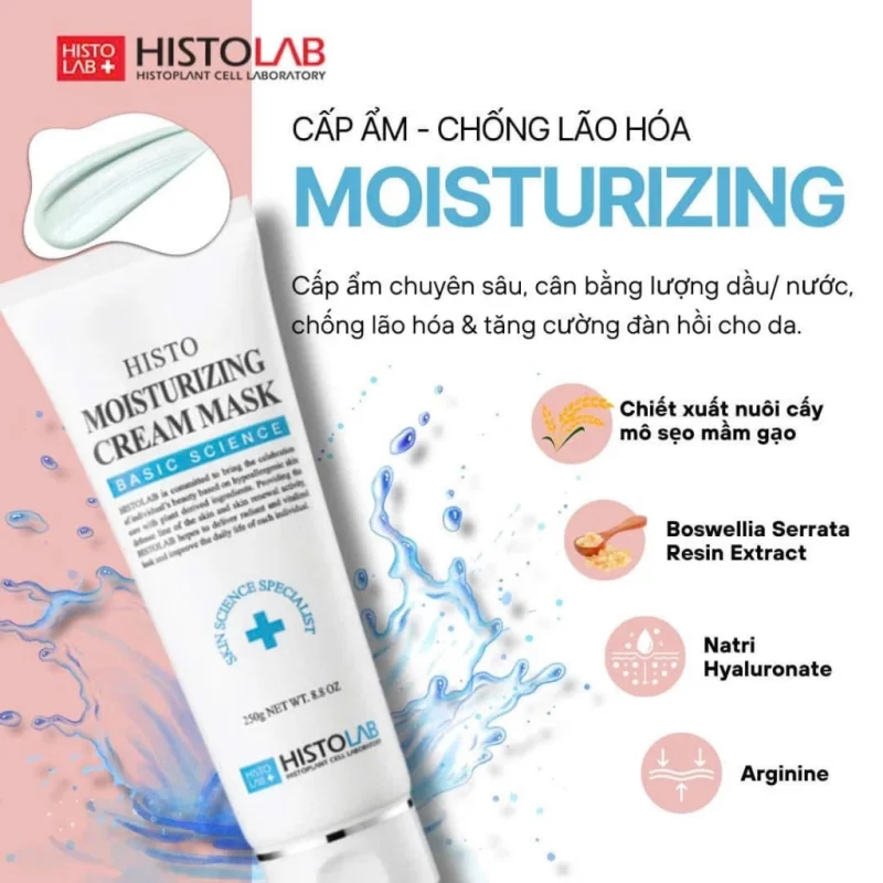 Mặt Nạ Kem Histolab – Giải Pháp Phục Hồi Và Trị Liệu Da Chuyên Sâu Chuẩn Spa 12 Mặt Nạ Cấp Ẩm Phục Hồi Histolab