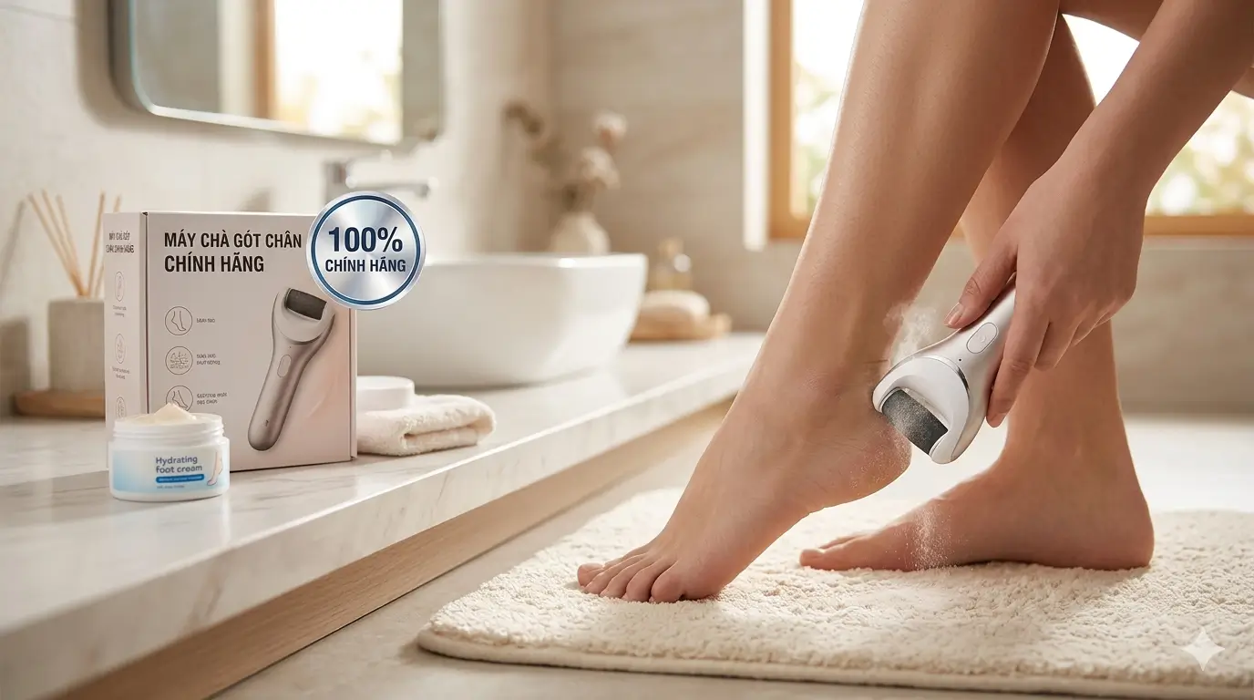 Máy chà gót chân chính hãng