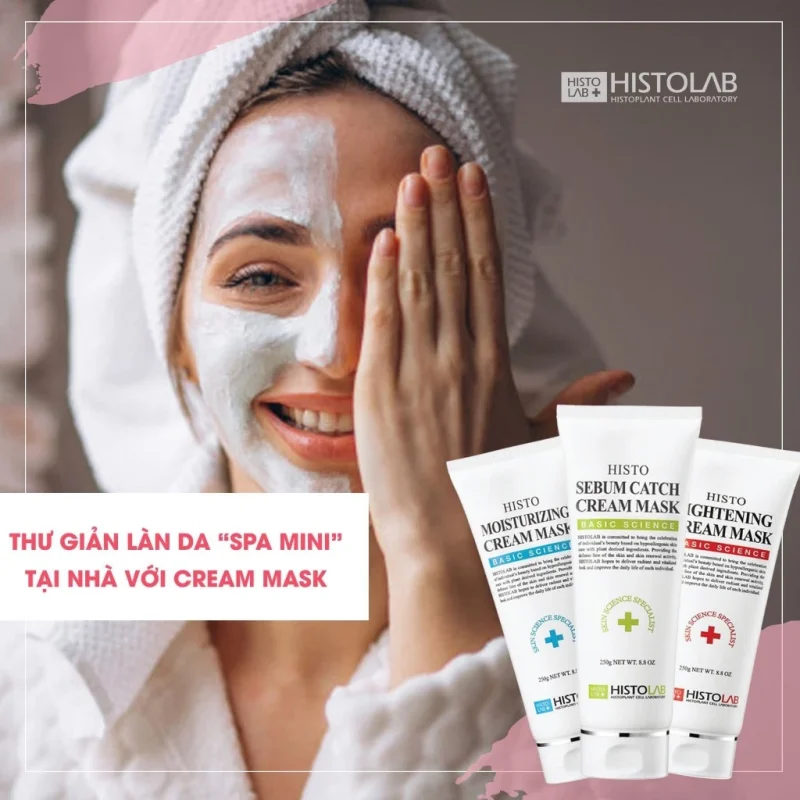 Mặt Nạ Kem Histolab – Giải Pháp Phục Hồi Và Trị Liệu Da Chuyên Sâu Chuẩn Spa 8 Thư Giãn Chuẩn Spa Tại Nhà Với Histolab
