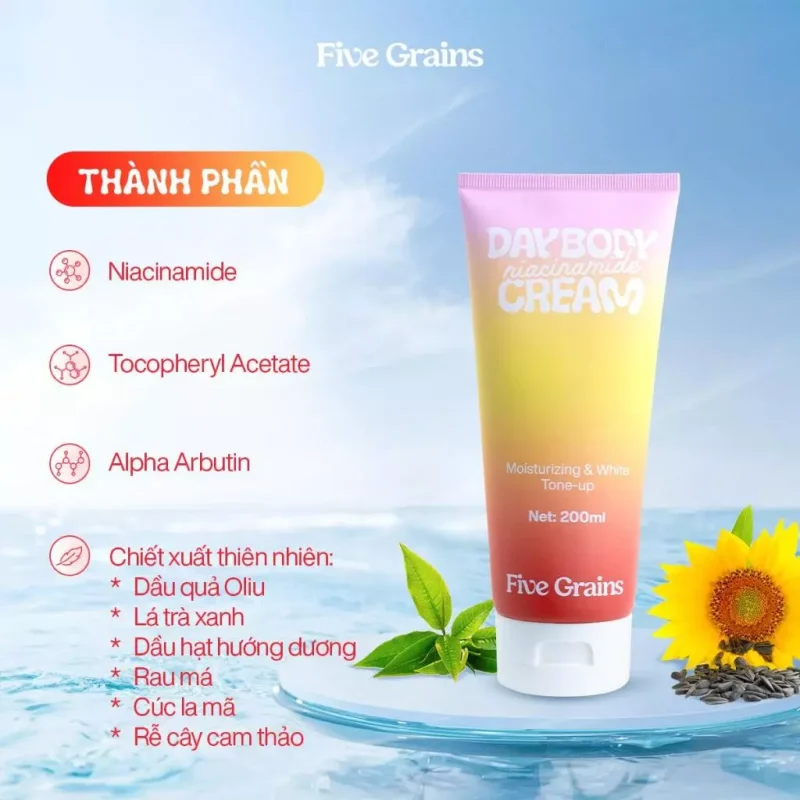 Thành Phần Kem Dưỡng Five Grains