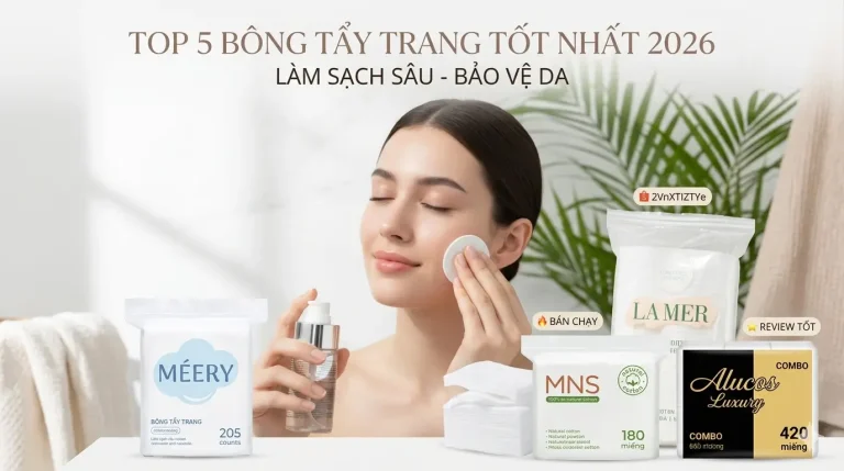Top 5 Bông Tẩy Trang Tốt Nhất Bán Chạy Trên Shopee