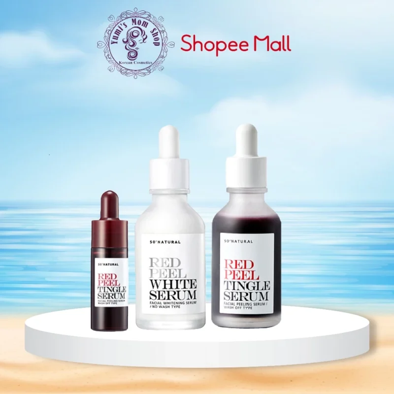 Tinh Chất Serum Peel Da Tái Tạo Da Sinh Học So Natural Red Peel Tingle Serum 35Ml