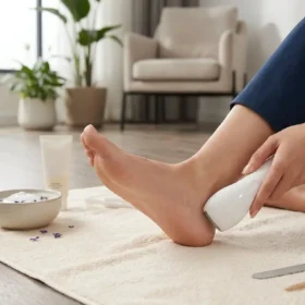 Hướng Dẫn Cách Chà Gót Chân Tại Nhà Bằng Máy Điện Giúp Gót Chân Mịn Màng Nhanh Chóng.