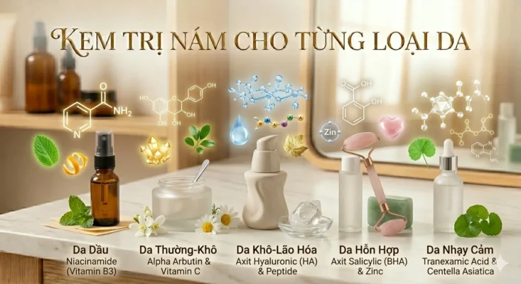 Các Giải Pháp Và Hoạt Chất Chuyên Sâu Giúp Giảm Thâm Nám Hiệu Quả Cho Mọi Nền Da.sự Kết Hợp Giữa Khoa Học (Biểu Tượng Phân Tử Hoạt Chất) Và Thiên Nhiên Trong Các Dòng Kem Trị Nám Cao Cấp Tại Mypham2T.