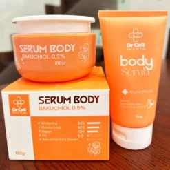 Combo Serum Body Bakuchiol 0.5% + Tẩy Tế Bào Chết 8% Aha Dr Cell