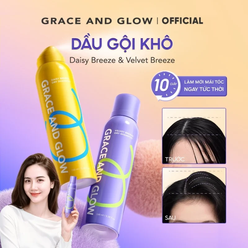 Đánh Giá Dầu Gội Khô Grace And Glow Phồng Tóc Thực Tế 5 Dầu Gội Khô Grace And Glow Có Tốt Không Cho Người Bận Rộn