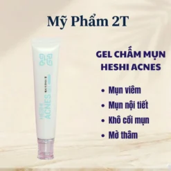 Gel Chấm Mụn Heshi Acne Gel 15G – Khô Nhân Mụn, Xẹp Mụn Nhanh, Giảm Sưng Đỏ Hiệu Quả  Ảnh 6