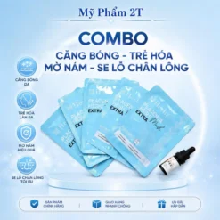 Mặt Nạ Placenta Heshi Extra Hỗ Trợ Glass Skin, Mờ Nám, Trẻ Hóa Với Exosome Và Peptide