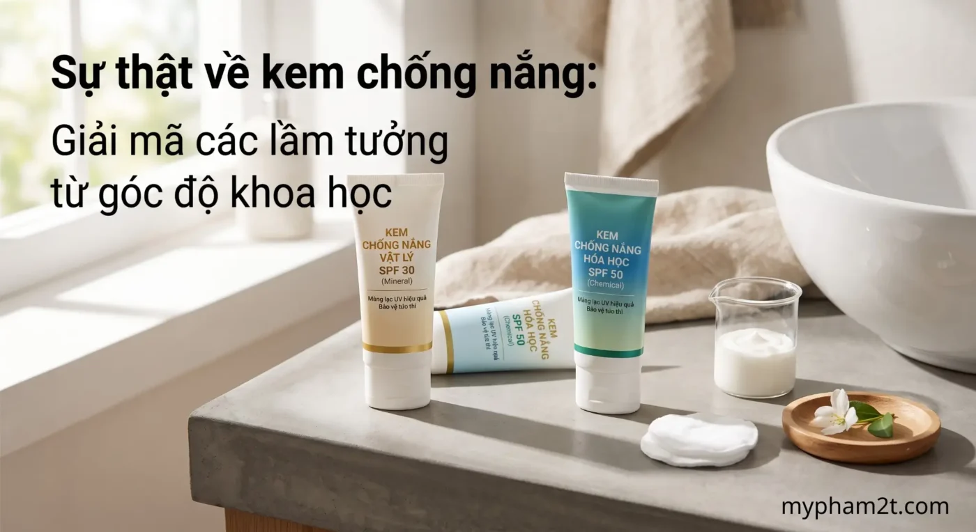 Sự Thật Về Kem Chống Nắng: Giải Mã Các Lầm Tưởng Từ Góc Độ Khoa Học 1 Giải Mã Sự Thật Về Kem Chống Nắng Với Các Tuýp Kem Vật Lý Và Hóa Học