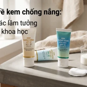 Giải Mã Sự Thật Về Kem Chống Nắng Với Các Tuýp Kem Vật Lý Và Hóa Học