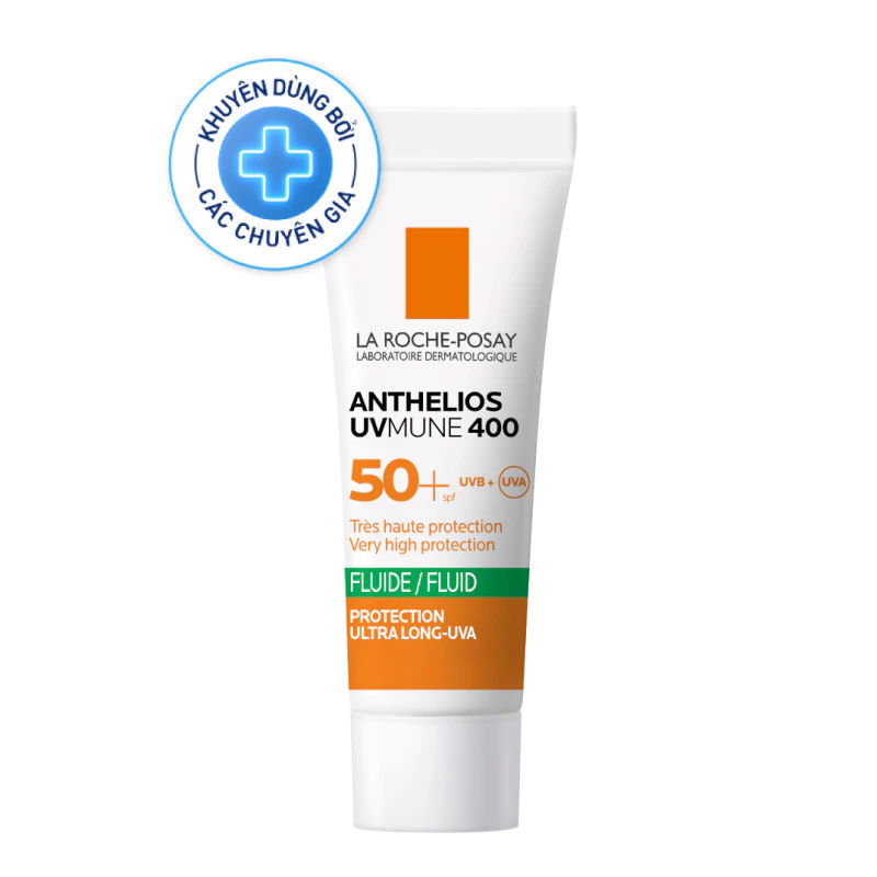 Kem Chống Nắng La RochePosay Anthelios Uvmune 400 Fluid Spf50+ So Sánh Với Serum Chống Nắng Uvair