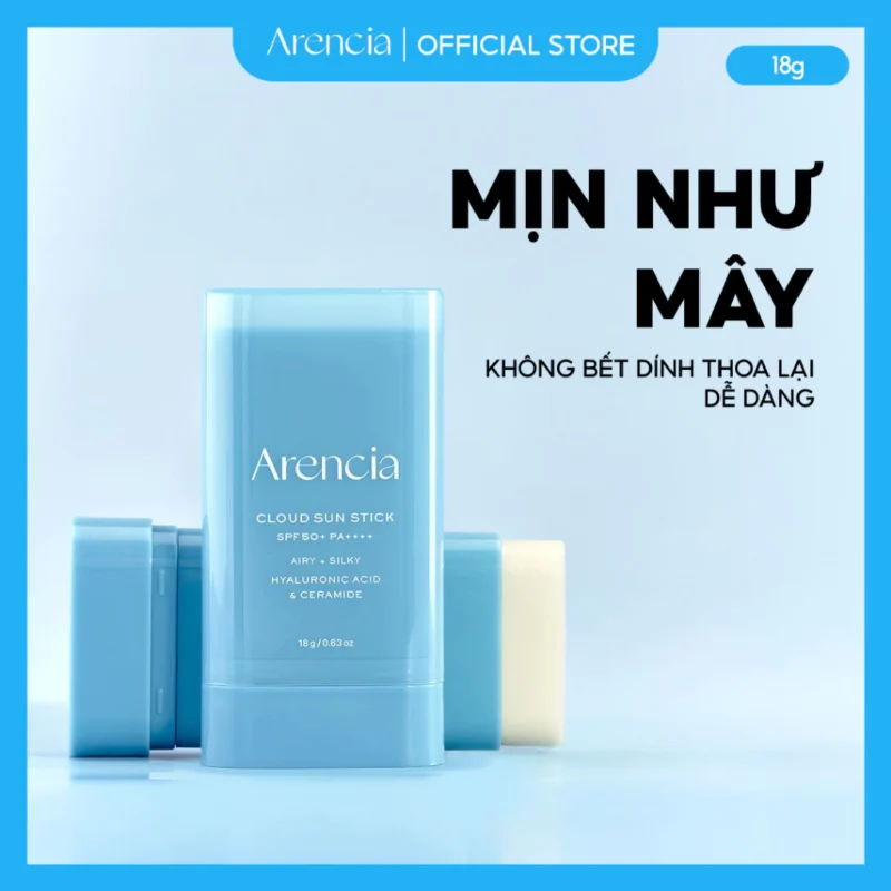 Cách Bôi Kem Chống Nắng Dạng Thỏi Cho Đủ Spf Michelle Wong 8 Arencia Cloud Sun Stick Spf50+ Ha Ceramide