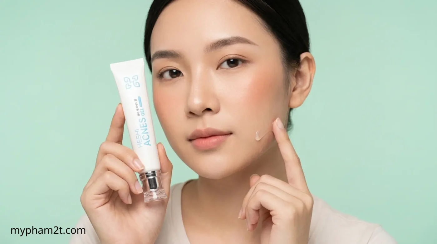 Cách Ngăn Ngừa Mụn Do Đeo Khẩu Trang: Phác Đồ 5 Bước Cho Da Dầu Mụn 4 Gel Chấm Mụn Khi Đeo Khẩu Trang Heshi Acne Gel
