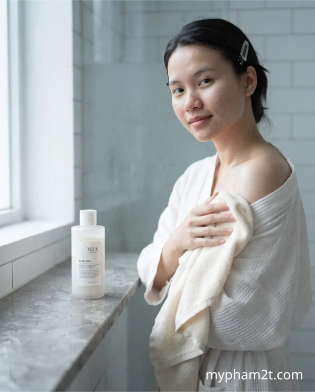 Cách Dưỡng Trắng Và Cấp Ẩm Da Body Mùa Hè Chỉ 5 Bước 6 Làm Sạch Nhẹ Trước Khi Dưỡng Trắng Và Cấp Ẩm Da Body