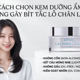 Cách Chọn Kem Dưỡng Ẩm Không Gây Bít Tắc Lỗ Chân Lông Cho Da Dầu Mụn